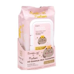 THE CRÈME SHOP Pusheen 3-in-1 Complete Cleansing Essence-Rich Towelettes - 60 ct